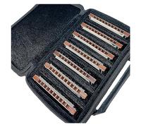 Armonica per Studenti Set Di Armoniche A Pettine In Legno Da 7 Pezzi, Armonica Diatonica Per Adulti, Giocatori Professionisti E Studenti