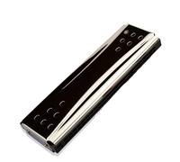 Armonica Polifonica A 24 Fori A Doppia Faccia Tonalità Do O Sol Strumento Per Adulti Argento E Oro armonica Strumento Professionale(Silver,CKey)