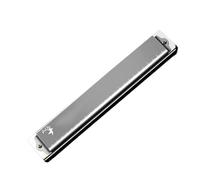 Armonica Polifonica A 24 Fori Adatta Per Suonare E Fare Pratica Nella Tonalità Di Si E In Altri Toni armonica Strumento Professionale(Silver,BKey)
