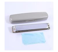 Armonica Polifonica A 24 Fori Con Chiave C In Argento Per Principianti Per Esercitarsi Nello Strumento Musicale Armonica Con Scatola Armonica Strumento Musicale