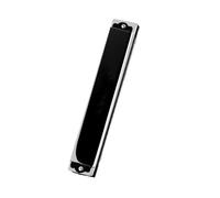 Armonica Polifonica A 24 Fori In Tonalità Di Do Adatta Per Suonare O Esercitarsi armonica Strumento Professionale(24 C black3)
