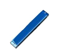 Armonica Polifonica Didattica A 24 Fori In Do Strumento Musicale Professionale Colorato armonica Strumento Per Adulti(24 C blue)