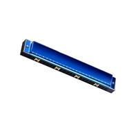 Armonica Polifonica Per Principianti A 24 O 28 Fori In Tonalità Di Do Strumento In Argento Rosso E Blu armonica Strumento Professionale(24 Blue)