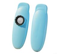 Armonica portatile a bocca in metallo, flauto kazoo per principianti, facile da suonare, grande festa (blu)