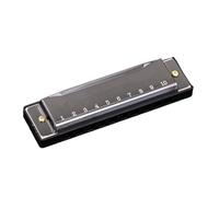 Armonica Pratica Ed Esecuzione Tipo Armonica A 10 Fori E 10 Toni In Do(Black)
