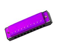 Armonica Pratica Ed Esecuzione Tipo Armonica A 10 Fori E 10 Toni In Do(Purple)