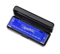 Armonica Principianti Armonica A Bocca A 10 Fori E 20 Note Facile Da Imparare Con Custodia Adatta Ai Principianti(Black)
