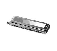 Armonica Principianti Armonica Cromatica A 16 Fori In Do Con Custodia E Panno Per La Pulizia. Adatta A Principianti Adulti