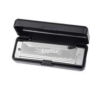 Armonica Principianti Mini Armonica Portatile A 10 Fori E 20 Toni Facile Da Imparare(Silver)