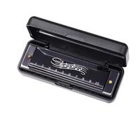 Armonica Principianti Mini Armonica Portatile A 10 Fori Strumento Musicale Facile Da Imparare(Black)