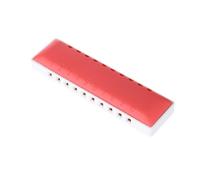 Armonica Principianti Un Set Di Armoniche A Bocca In ABS A 10 Fori Adatte A Principianti E Adulti. Realizzate In Resistente Alluminio Rame(Watermelon Red)