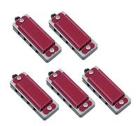 Armonica Professionale 10 Pezzi Di Mini Collane Di Armonica A 4 Fori 8 Note Adatte Ai Principianti(10PCS Red)
