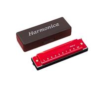 Armonica Professionale Amanti Della Musica Professionisti Che Suonano L'armonica A 10 Fori E 10 Toni(Red)