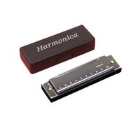 Armonica Professionale Amanti Della Musica Professionisti Che Suonano L'armonica A 10 Fori E 10 Toni(Black)