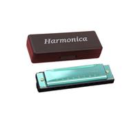 Armonica Professionale Amanti Della Musica Professionisti Che Suonano L'armonica A 10 Fori E 10 Toni(Green)