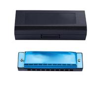 Armonica Professionale Armonica A Bocca A 10 Fori In Do Adatta Agli Amanti Della Musica(Blue)