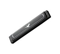 Armonica Professionale Armonica Diatonica Polifonica A 24 Fori In Do Per Gli Amanti Della Musica(R4 Black)