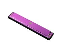 Armonica Professionale Armonica Polifonica In Do A 24 Fori A Grandezza Naturale Per Prestazioni Professionali(Purple)