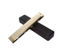 Armonica Professionale Armonica Portatile A 24 Fori Con Chiave In Do Suono Chiaro(Gold)