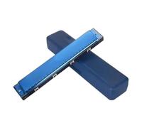 Armonica Professionale Armonica Portatile A 24 Fori Con Chiave In Do Suono Chiaro Perfetta Per Principianti(Blue)