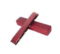 Armonica Professionale Armonica Portatile Professionale A 24 Fori Con Chiave In Do Suono Chiaro Perfetta Per I Principianti(Red)