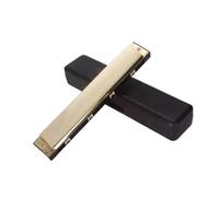 Armonica Professionale Armonica Portatile Professionale A 24 Fori Con Chiave In Do Suono Chiaro Perfetta Per I Principianti(Gold)