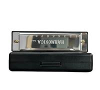 Armonica Professionale Armonica Tremolo A 10 Fori Accordata In Do Principianti E Adulti Si Esercitano Nell'esecuzione(Silver)