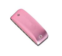 Armonica rosa blues squisita con tasto D a 7 fori Strumento arpa facile da suonare Set Di Armonica