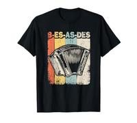 Armonica steirica in stile retrò B-Es-As-Des Maglietta