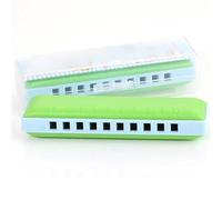 Armonica Strumenti Musicali Colorati Armonica 10 Fori Ingranaggi In Plastica Arancione ABS + Metallo(Green)