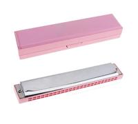 Armonica Strumenti musicali per armonica a bocca con armonica a tremolo rosa a 24 fori