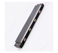 Armonica Strumento per armonica in metallo con arpa polifonica blues a 24 fori, chiave C, adatto ai principianti