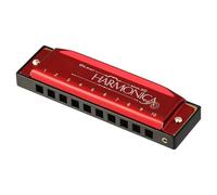 Armonica studenti Armonica a bocca 10 fori 20 brani Blues per armonica a bocca(Red)