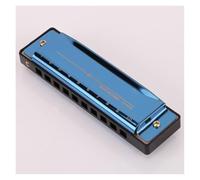 Armonica studenti Armonica blues a 10 fori in Do per principianti per esercitarsi con l'armonica blues(Blue)