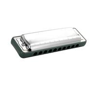Armonica studenti Armonica diatonica Blues Harp Professional Armonica Forever In Faith Organo a bocca 10 fori Instrumentos Musicales Instruments(Green)