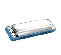 Armonica studenti Armonica diatonica Blues Harp Professional Armonica Forever In Faith Organo a bocca 10 fori Instrumentos Musicales Instruments(Blue)