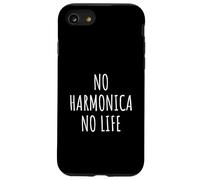 Armonica Uomo Donna Bambini Musica Blues Folk Instrument Player Custodia per iPhone SE (2020) / 7 / 8