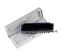 Armoniche A Bocca Armonica A 12 Fori 48 Tone Armonica Cromatica Piastra In Rame Trattamento Antiruggine Cromato