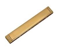 Armoniche a bocca Armonica A 28 Fori Con Accenti/polifonia Chiave In Do Armonica Professionale Tremolo Mini Strumenti A Fiato(Gold)