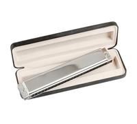 Armoniche a bocca Armonica A Bocca Tremolo A 24 Fori Chiave In Do Buona Tenuta All'aria Strumenti Musicali Professionali Per Armonica A Bocca(C SHAPE)