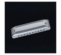 Armoniche A Bocca Armonica A Dieci Fori Paddy-tuned Armonica Professionale A 10 Fori (Color : Silver A tone)