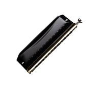 Armoniche a bocca Armonica Cromatica A 12 Fori E 48 Note Suona Professionalmente L'armonica A 12 Fori Per Principianti.(Black,A)
