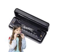 Armoniche per bambini - Giocattoli in età prescolare per armonica blu - Blue Harmonica Giocattoli in età prescolare con 10 fori 20 toni per l'insegnamento della prima infanzia, bambini, principianti