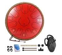 Armonico Drum Handpan Da 14 Pollici E 15 Note, Strumento A Percussione Professionale Handpan In Acciaio In Do/Re Maggiore, Per Educazione Musicale, Meditazione E Yoga(D,C major)