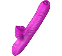 Armony Angelia - Vibratore Rabbit Viola Doppia Lingua Effetto Calore