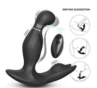 Armony Bat King - Vibratore Prostatico in Silicone Nero con Telecomando