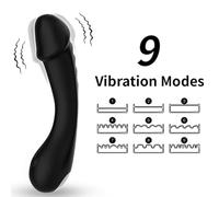 ARMONY - DILDO VIBRATOR G-SPOT SILICONE BLACK