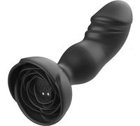 Armony - extreme a bloom vibratore rose e telecomando plug anale nero