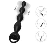 Armony Finger - Vibratore e Plug Anale in Silicone Nero