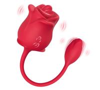Armony Rose 2in1 Suction Stimulator & Vibrator 10 Modes with Tail Red